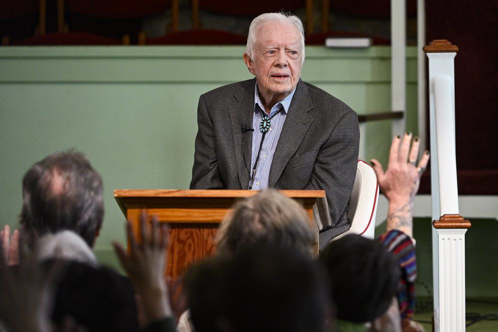 President Jimmy Carter hospitalized for procedure to reduce pressure on brain after recent falls
